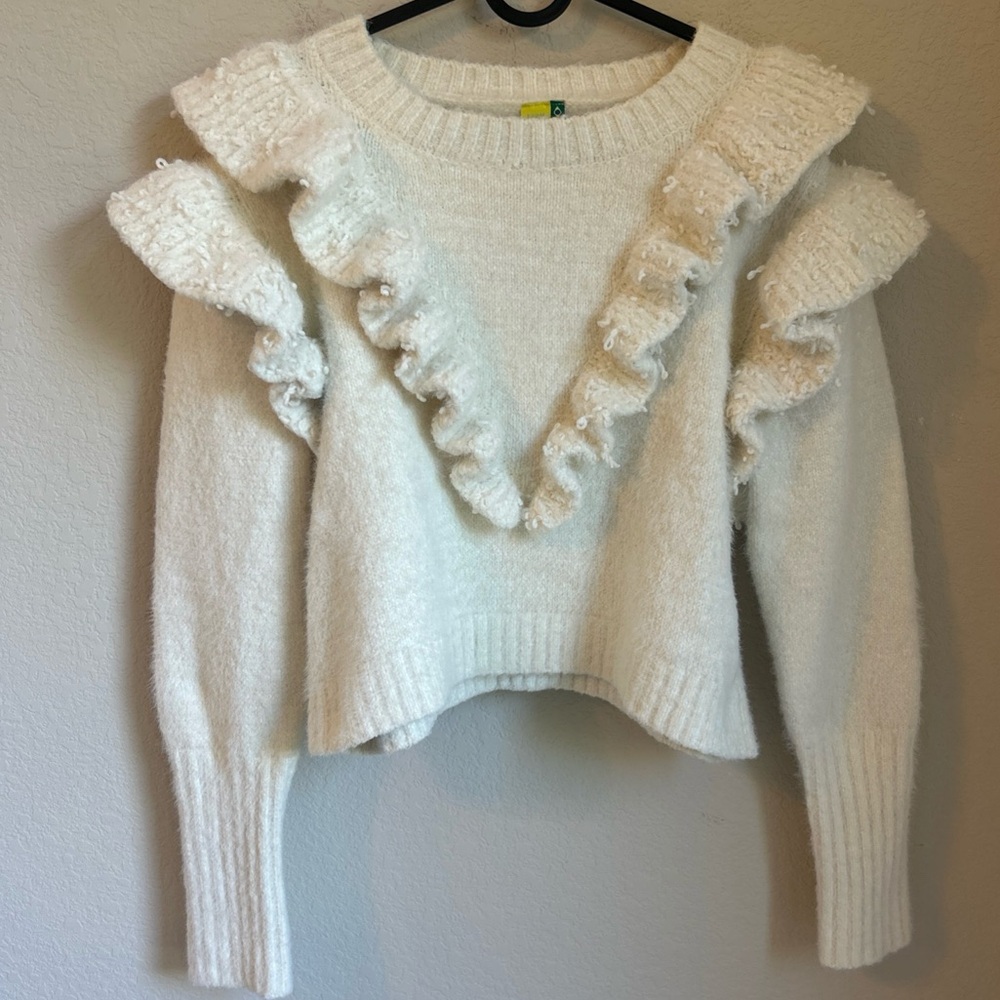 Farm Rio Cream Sweater Size P/S